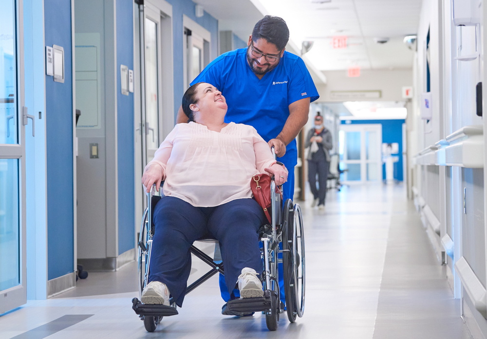 multiple sclerosis patient in wheelchair