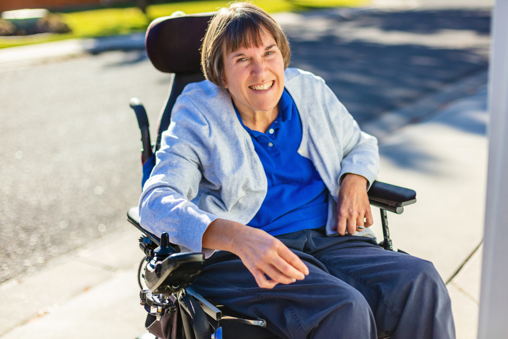 Multiple Sclerosis Patient In Wheelchair